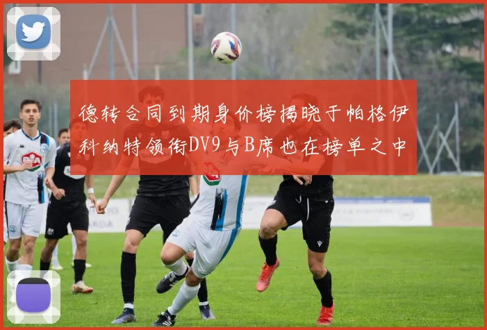 德转合同到期身价榜揭晓于帕格伊科纳特领衔DV9与B席也在榜单之中