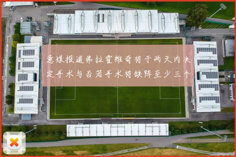 意媒报道弗拉霍维奇将于两天内决定手术与否若手术将缺阵至少三个月